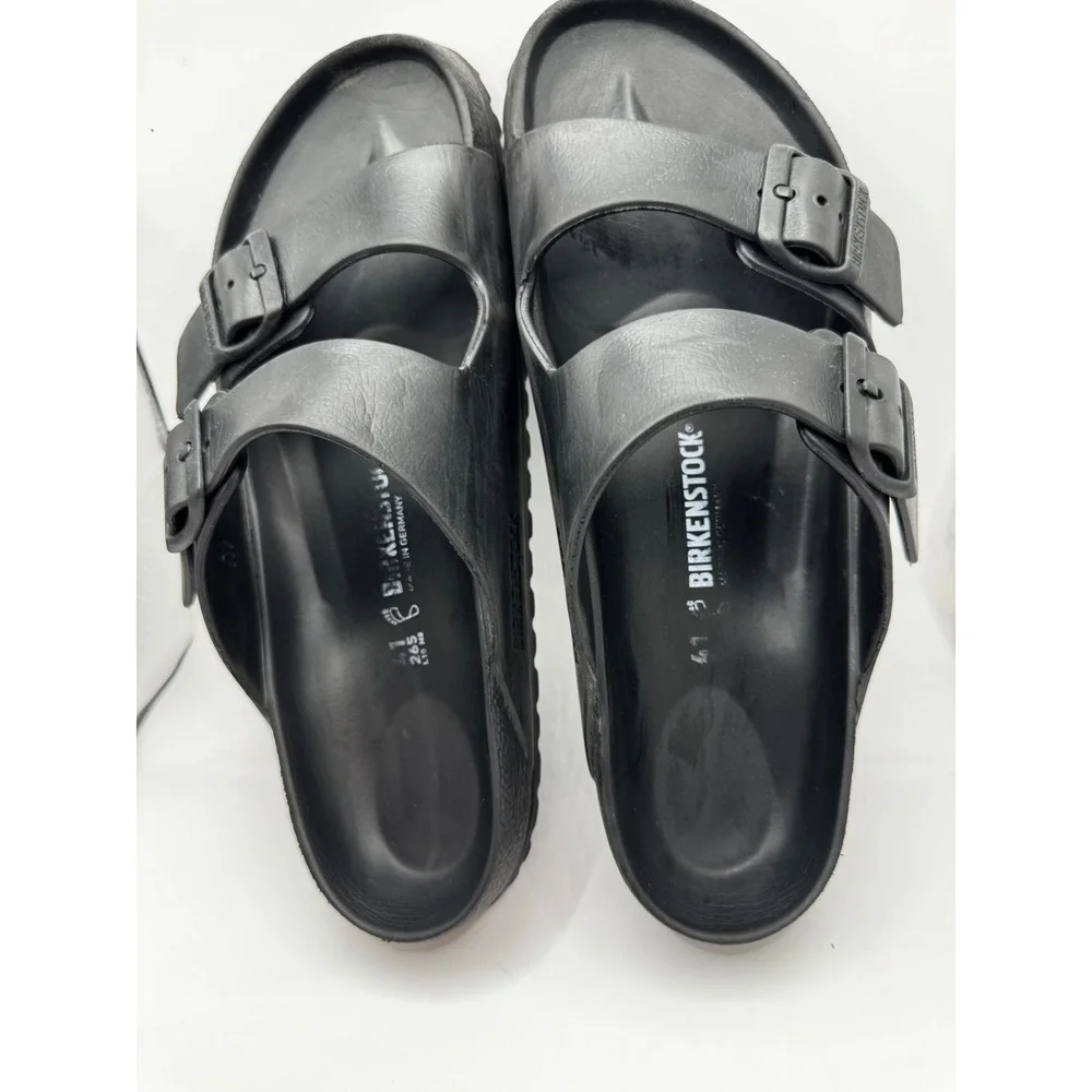 Birkenstock Arizona EVA Sandals Black Waterproof Slide Mens 8 Womens 10 EU 41